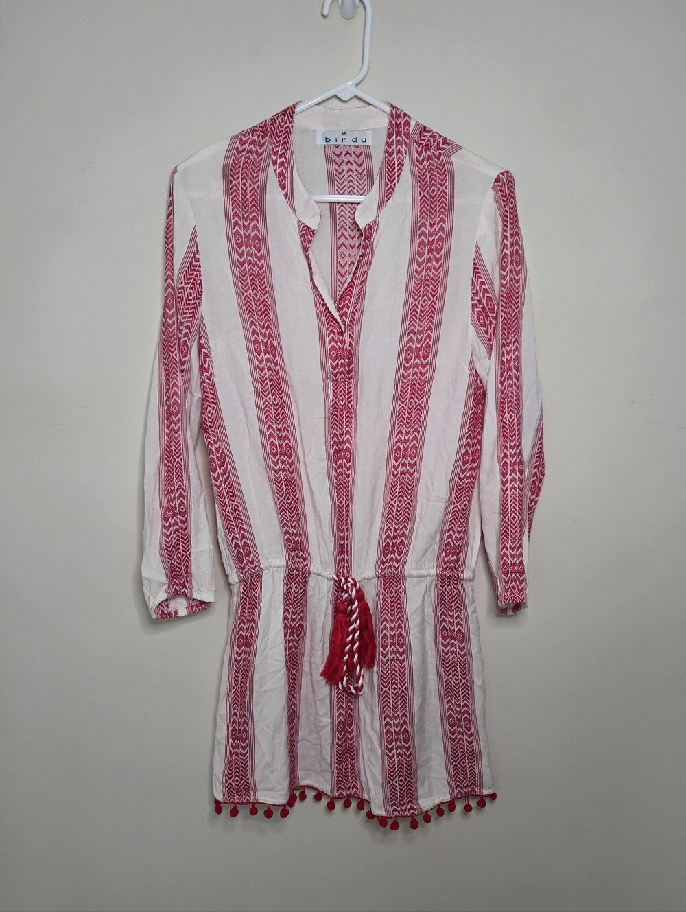 Women's Bindu Long Sleeve Mini Dress Sz Medium